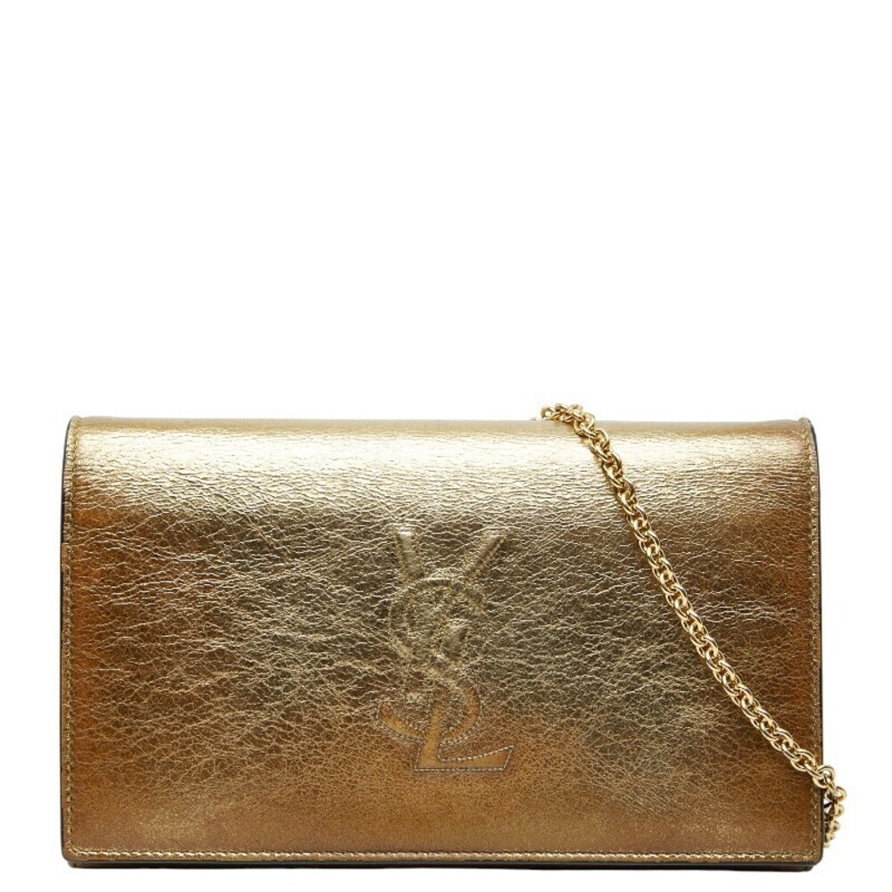 Saint Laurent Belle de Jour chain shoulder bag gold leather - Picture 1 of 9